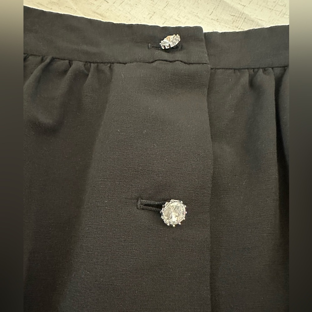 Talbots Black A-Line Knee-Length Skirt 🖤 - Picture 4 of 14
